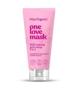 Маска SOS для лица 5 в 1 One love mask Miss Organic 50мл