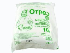 Марлевый отрез ЕС 1000*90см